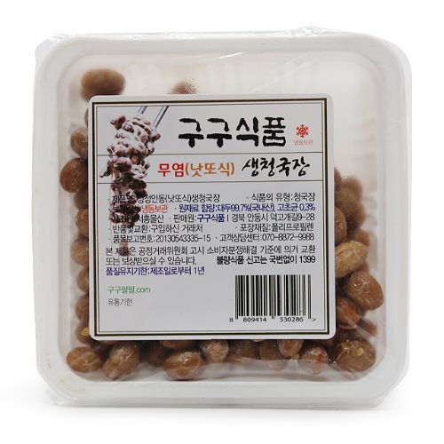 청정안동콩(낫또식)생청국장 100g×15팩